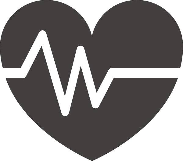 心电图检查心脏符号图标