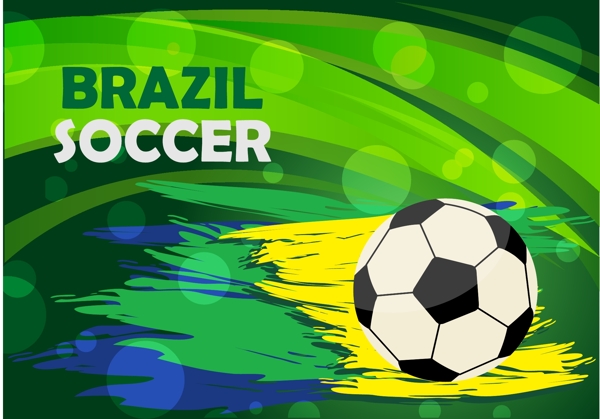 巴西足球圆点背景