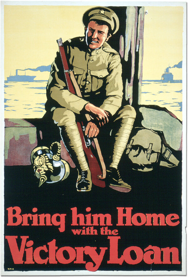 加拿大1918年战争海报图片