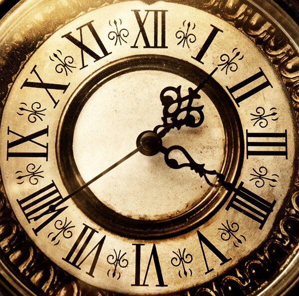 欧式复古钟表图片