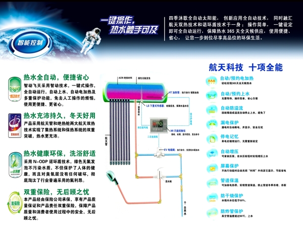 四季沐歌太阳能宣传单图片