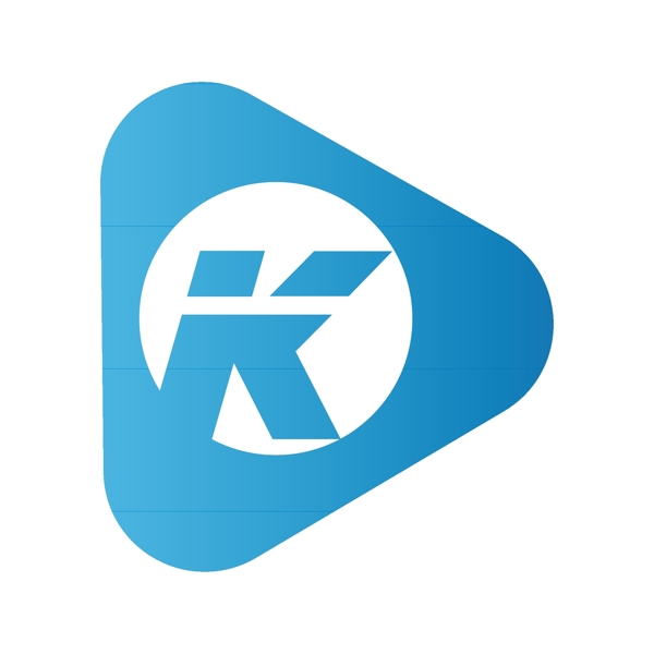 app科技蓝K图标设计