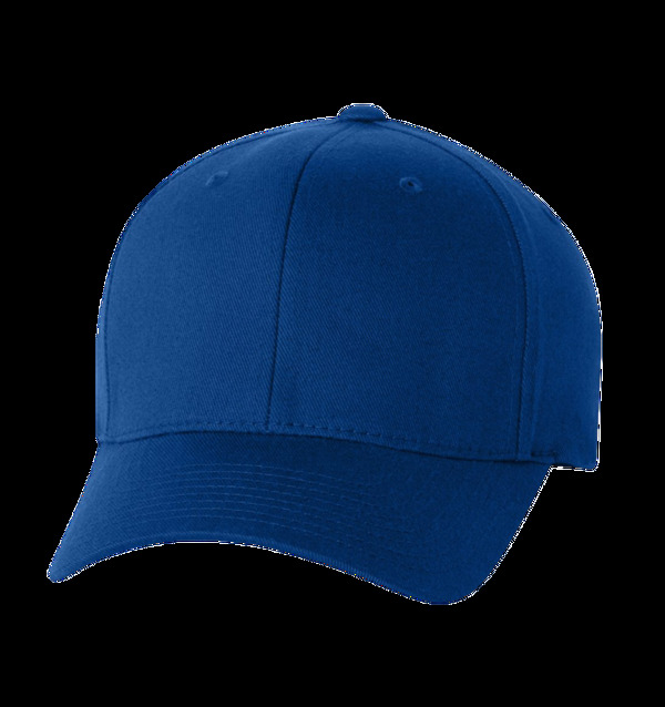 蓝色鸭舌帽子免抠png透明素材