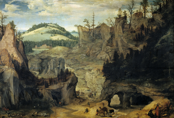 DalemCornelisvanPaisajeconpastoresCa.1560画家古典画古典建筑古典景物装饰画油画