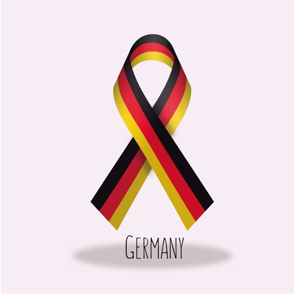 德国国旗丝带设计