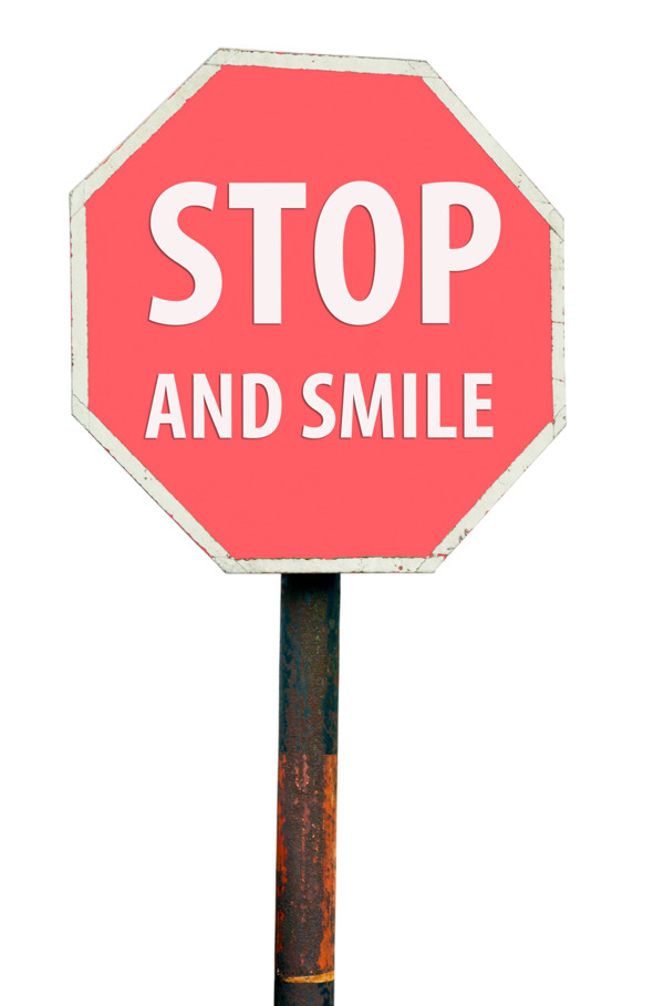 停止微笑符号