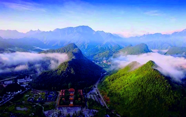 九嶷山风景画