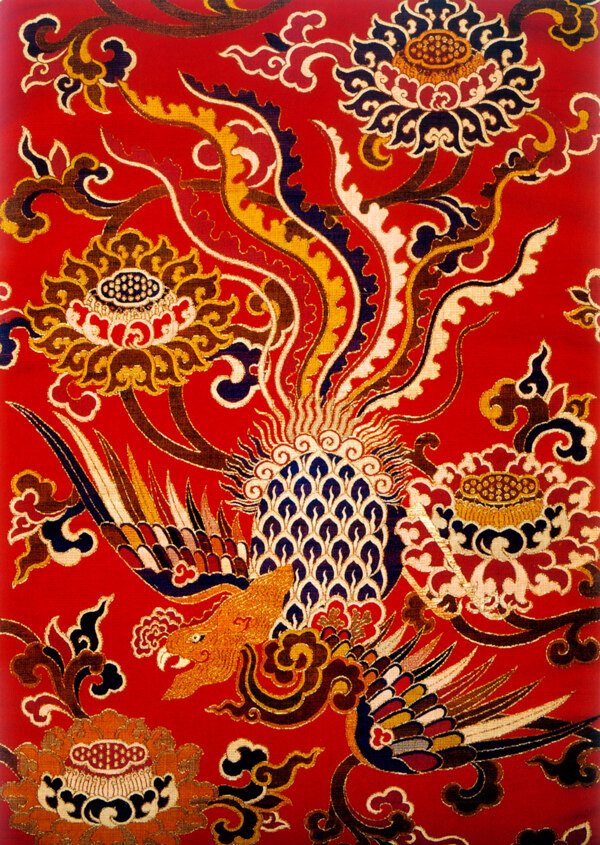 鳳紋刺繡图片