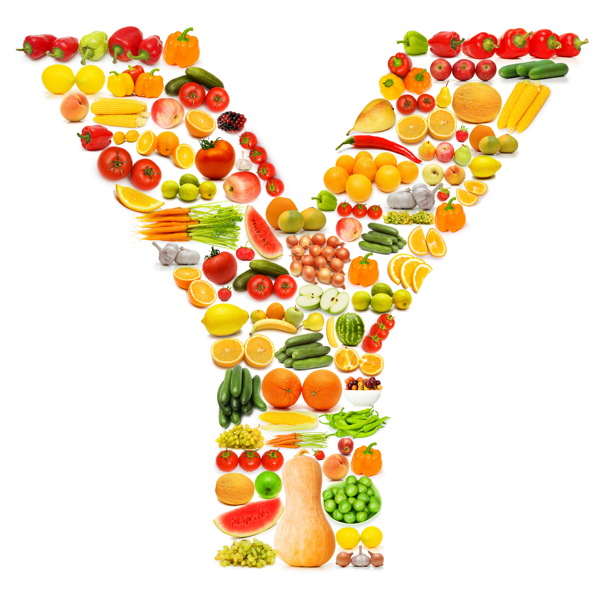 水果蔬菜字母Y图片