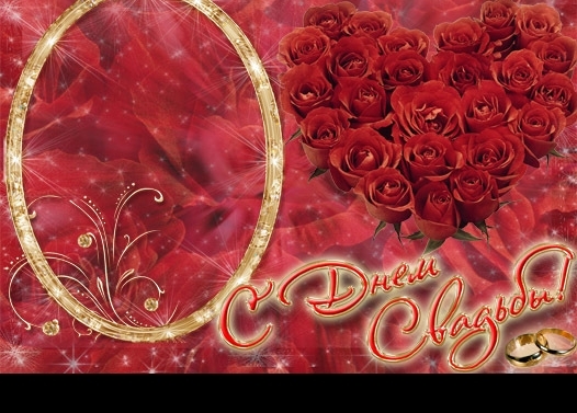 欧式红玫瑰星光金色相框图片