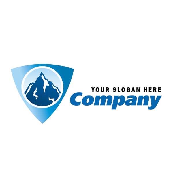冰山logo通用素材