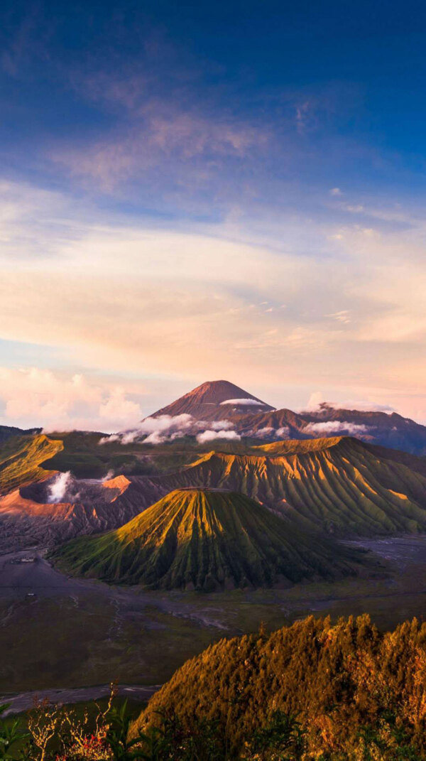 梦幻般的火山风景