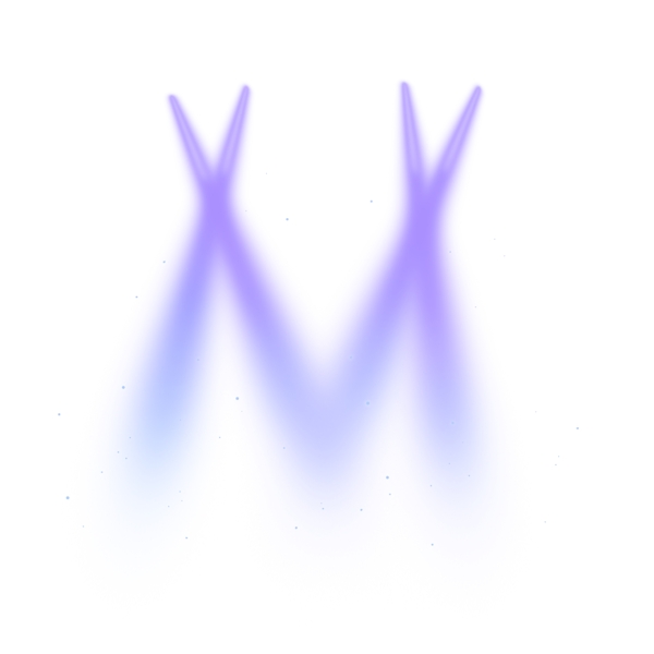 蓝紫色X形交叉灯光光束