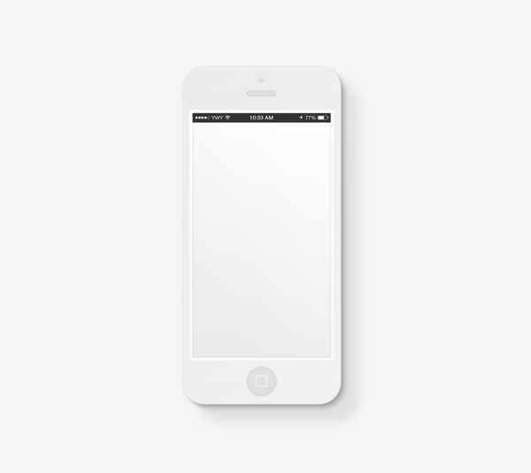 扁平化风格iphone5
