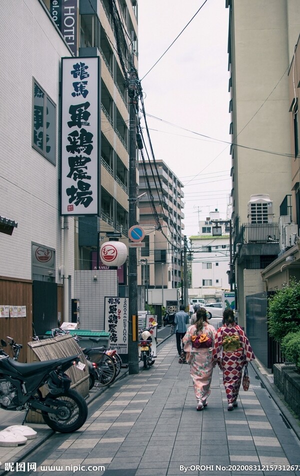 日本街道小清新调色