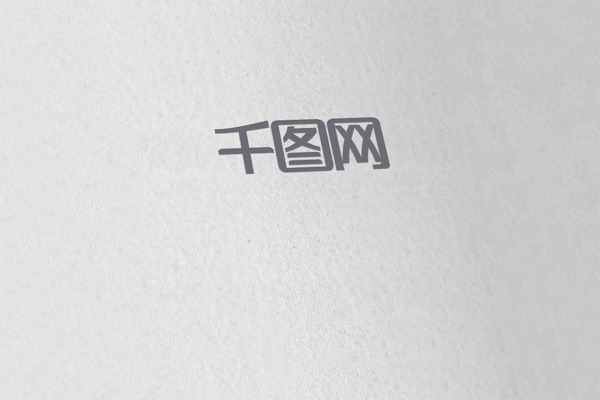 5款书籍封面logo样机