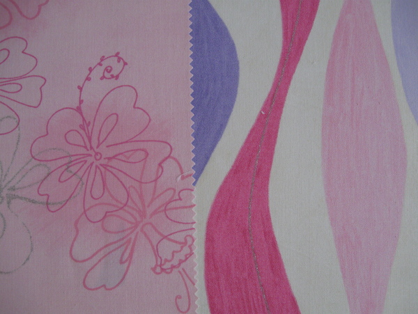 粉红夹蓝色墙纸底纹图片