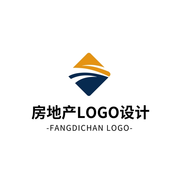 简约大气创意房地产logo标志设计