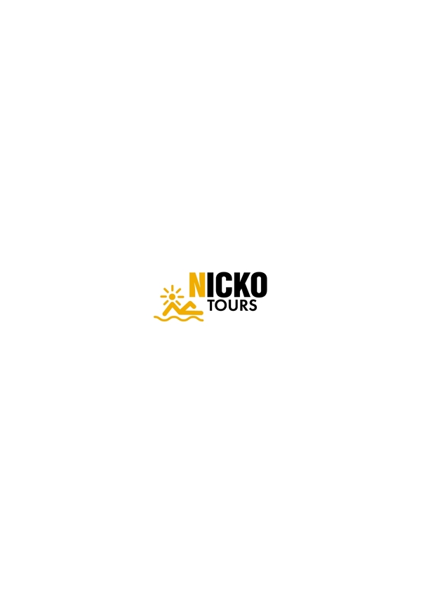 NickoTourslogo设计欣赏NickoTours旅游网站标志下载标志设计欣赏