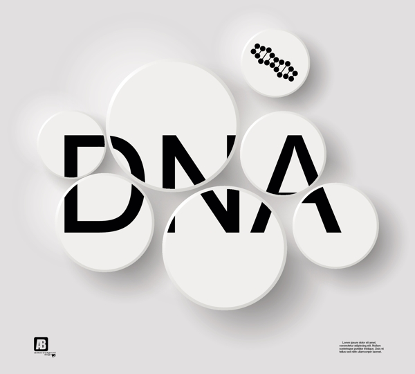 DNA圆圈模板