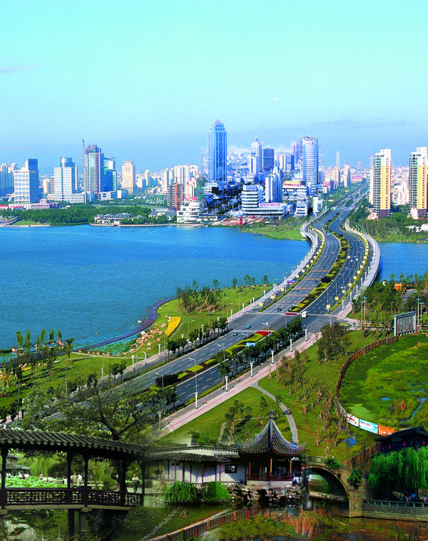 苏州城市背景画图片
