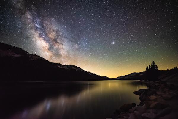 夜晚的星空