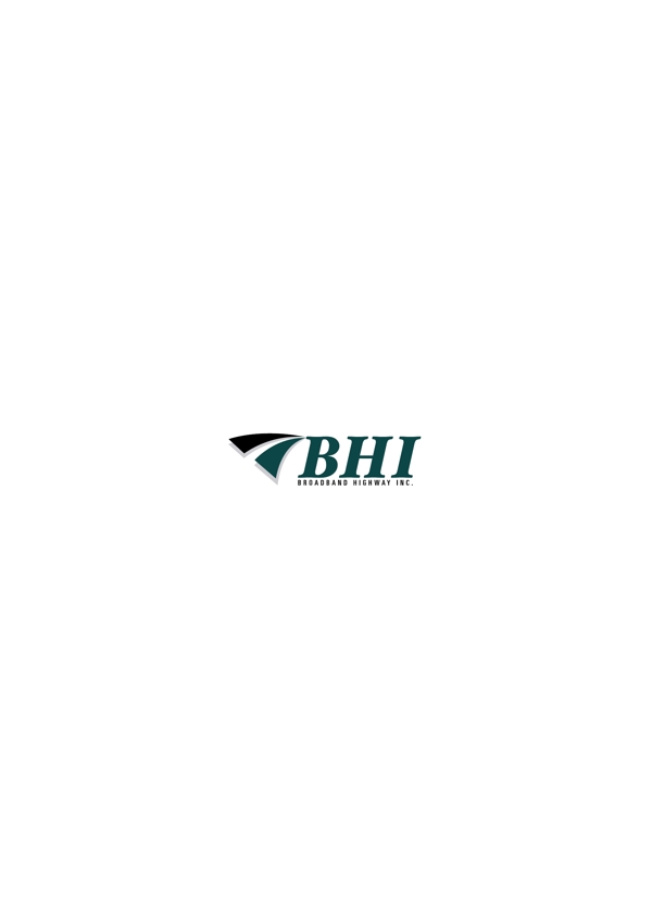 BHIlogo设计欣赏BHI通讯公司LOGO下载标志设计欣赏