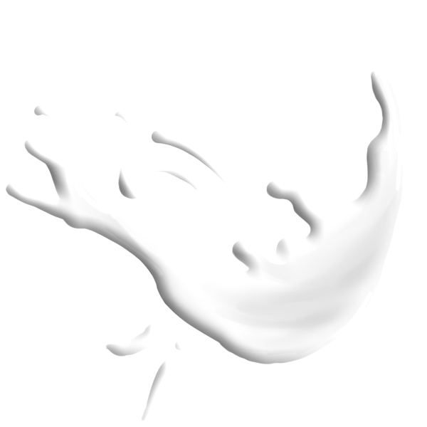 飞溅新鲜的牛奶插画