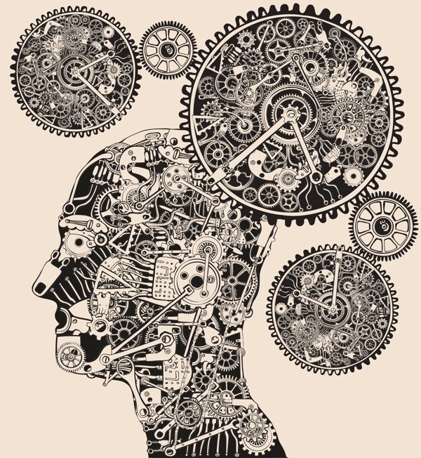 机械大脑图片