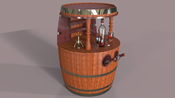 葡萄酒桶柜