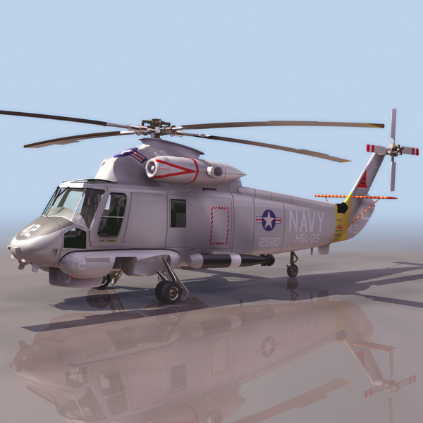 直升机3D素材