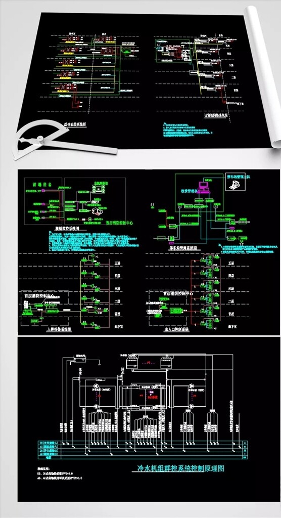 医院弱电系统CAD施工图