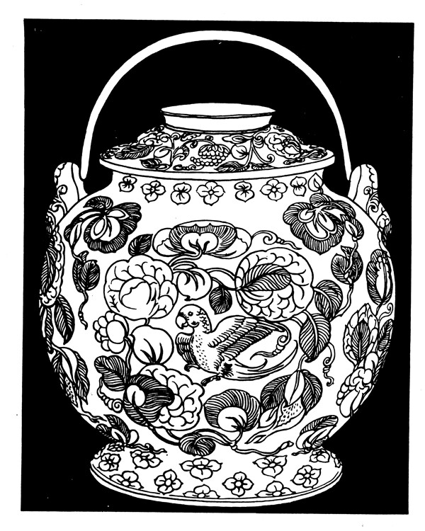 古代器物图案隋唐五代图案中国传统图案095
