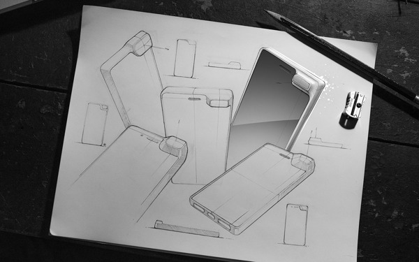 创意手机壳的手绘设计jpg素材
