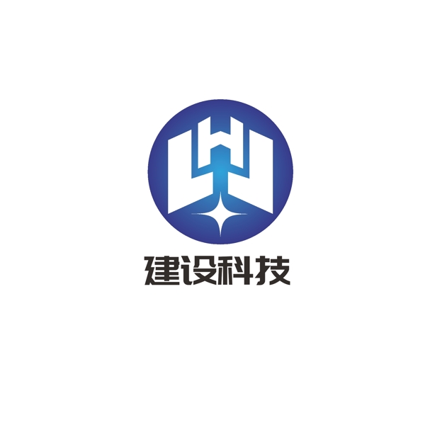 建设科技logo设计