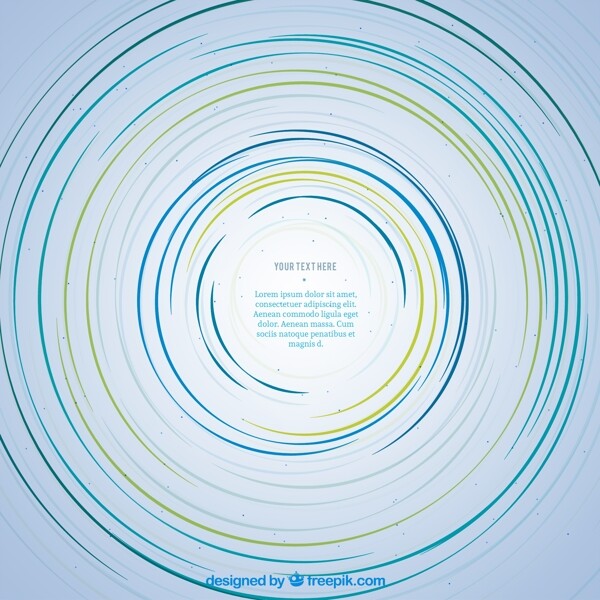 蓝色螺旋圆环背景图片