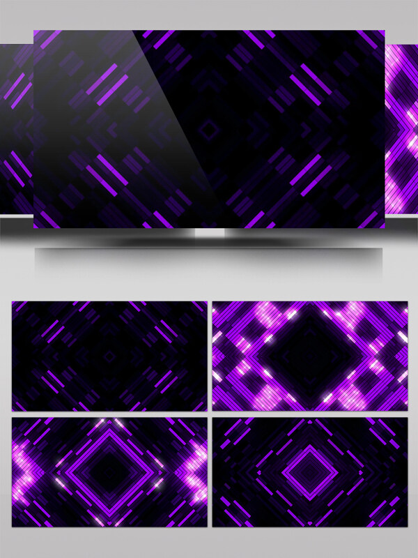 紫色光格视频素材