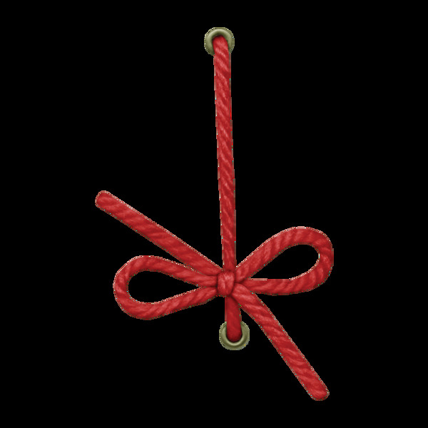 红色绳索元素