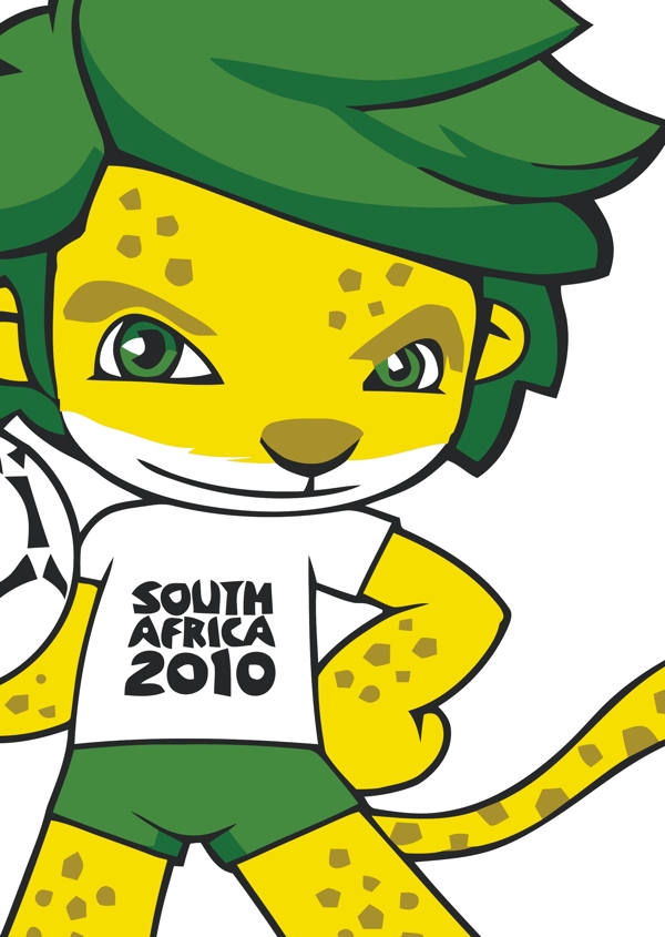 南非2010世界杯吉祥物图片