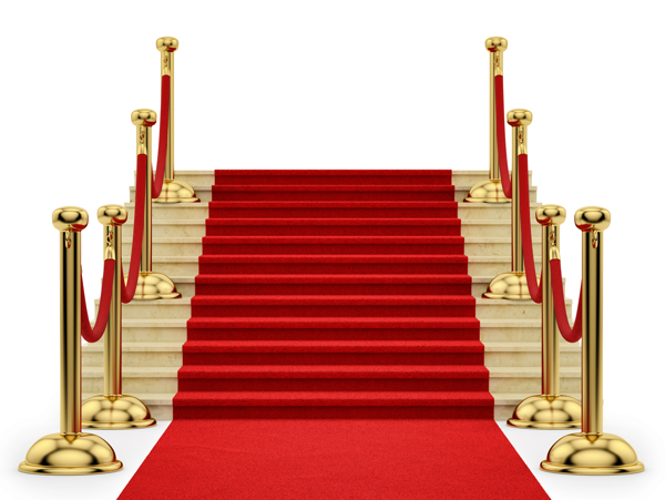 红地毯与阶梯图片