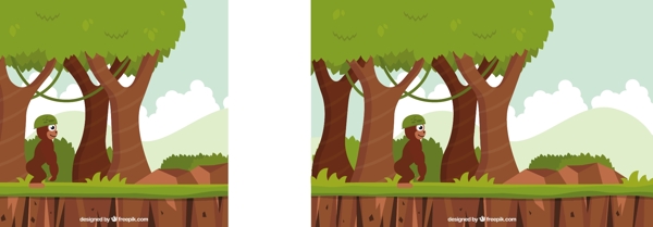 丛林里的大猩猩平台视频gamebackground