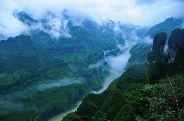 霸王谷风景图片