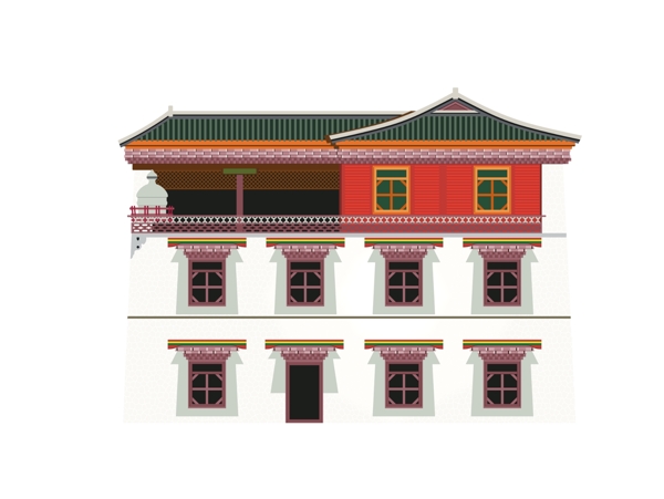 中国藏地民居建筑