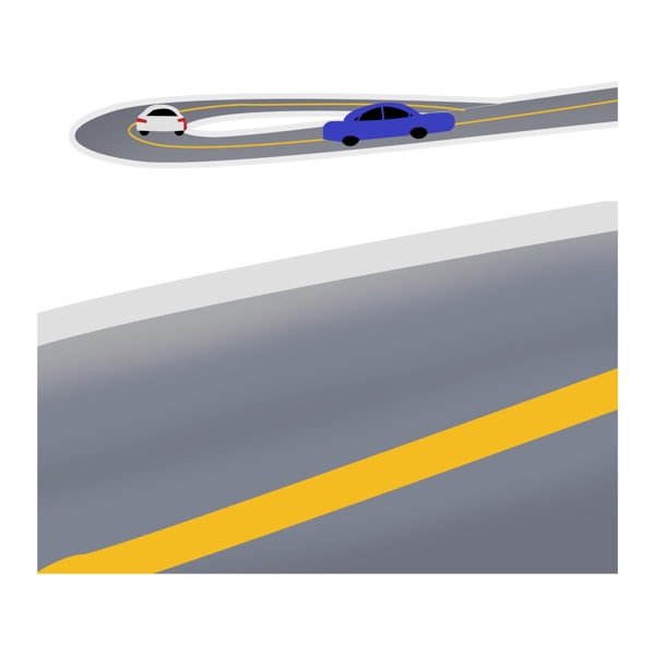 创意高速公路插图