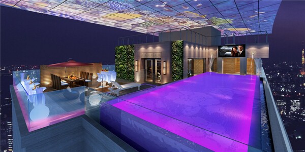 欧式紫色室内装修效果图