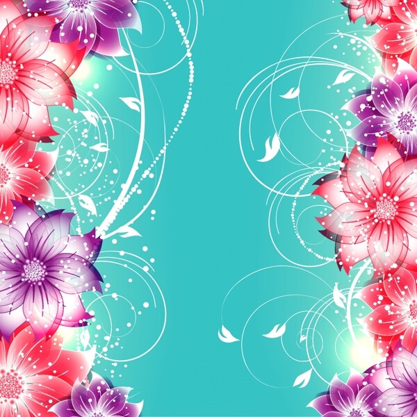 欧式花纹花卉边框图片