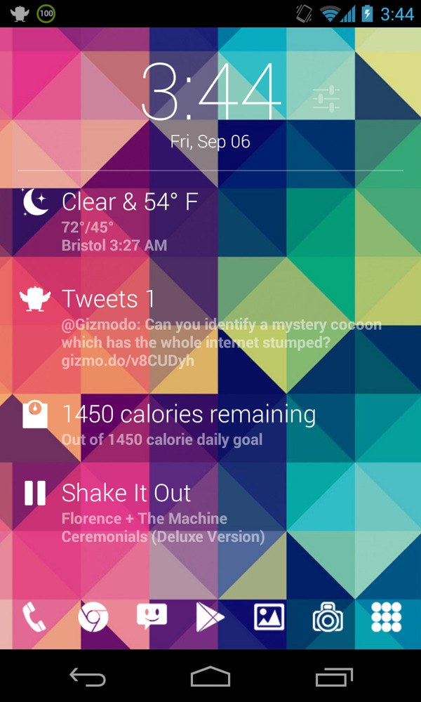 Nexus4的主屏幕2