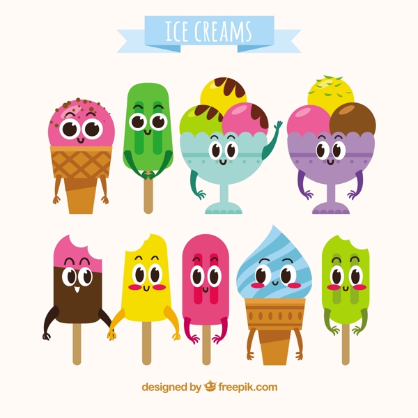 彩色冰淇淋系列