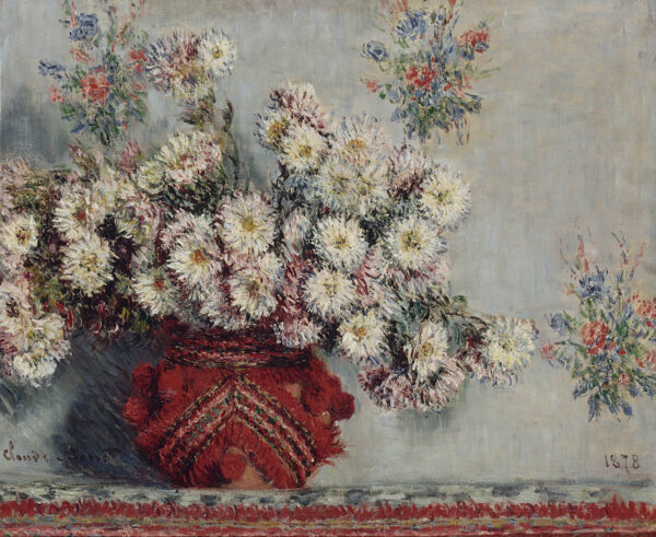 Chrysanthemums1878法国画家克劳德.莫奈oscarclaudeMonet风景油画装饰画