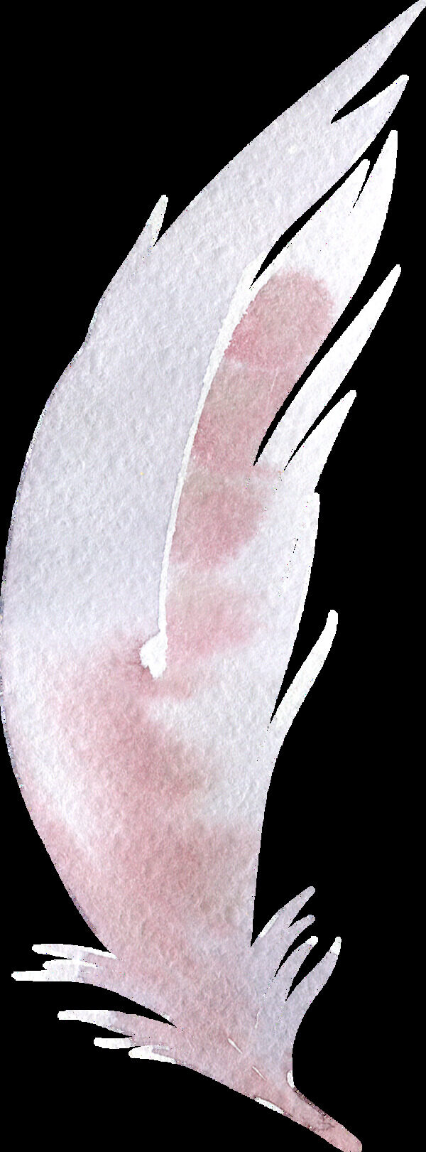 皎月羽翼卡通水彩透明素材